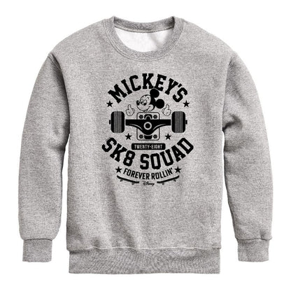 Boys' - Disney - Mickey & Friends Graphic Long Sleeve Fleece Sweatshirt