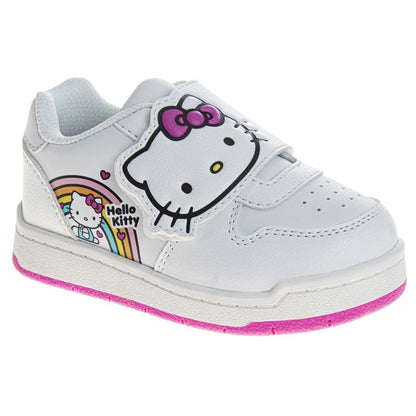 Hello Kitty Girls' Hook and Loop Casual Sneakers (Toddlers)