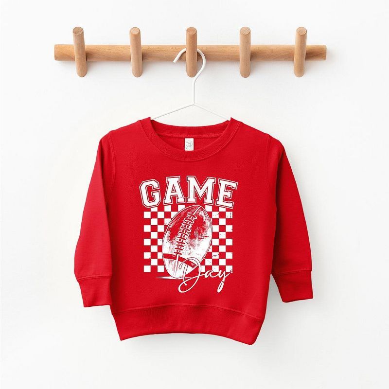 The Juniper Shop Retro Football Game Day Toddler Graphic Sweatshirt