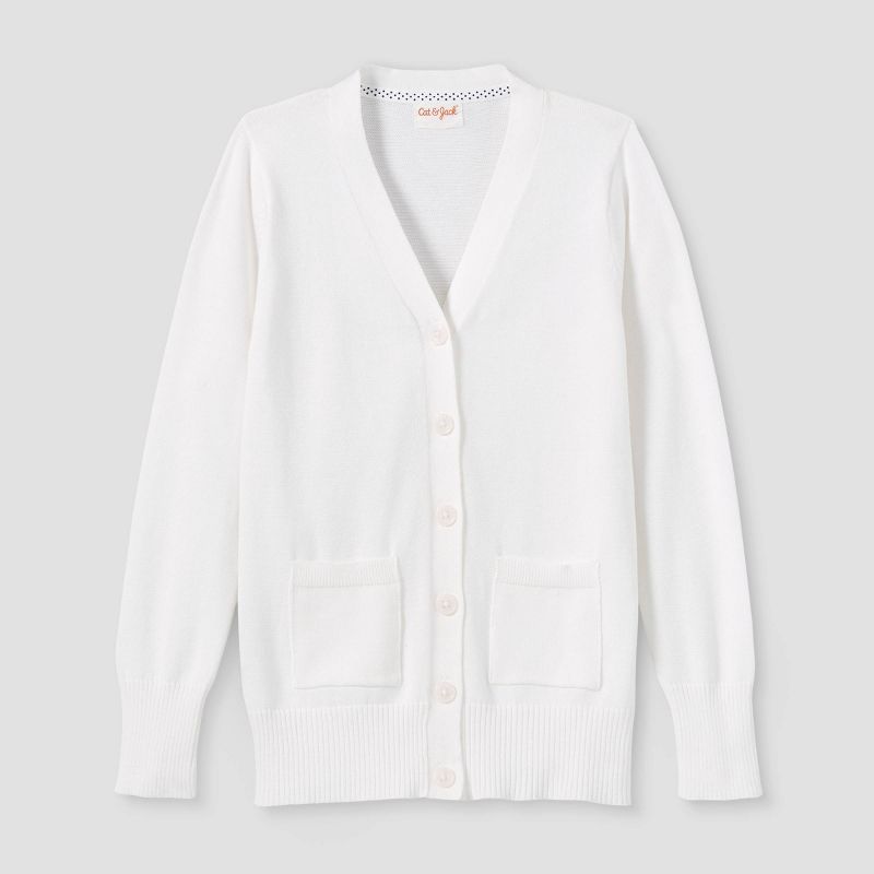 Girls' Long Uniform Cardigan - Cat & Jack™