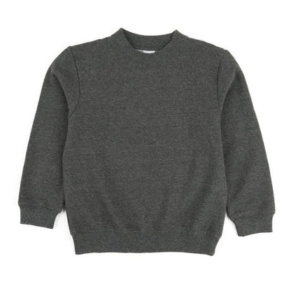 Leveret Kids Long Sleeve Neutral Solid Color Sweatshirt