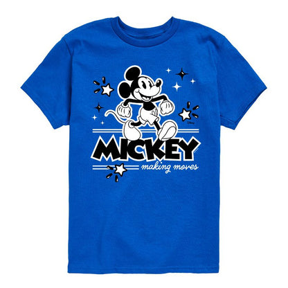 Boys' - Disney - Mickey Mouse Making Moves Short Sleeve Graphic T-Shirt