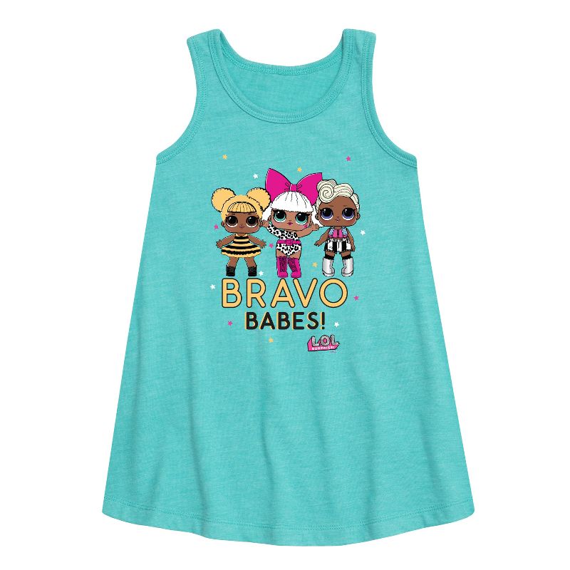Girls' - LOL Surprise! - Bravo Babes Graphic Sleeveless Aline Dress