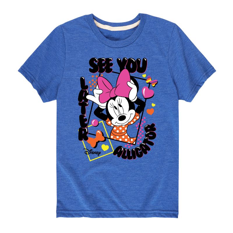 Boys' - Disney - Minnie Later Alligator Short Sleeve Graphic T-Shirt