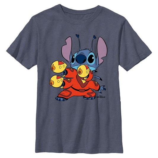 Boys Lilo & Stitch Big Suit Stitch T Shirt