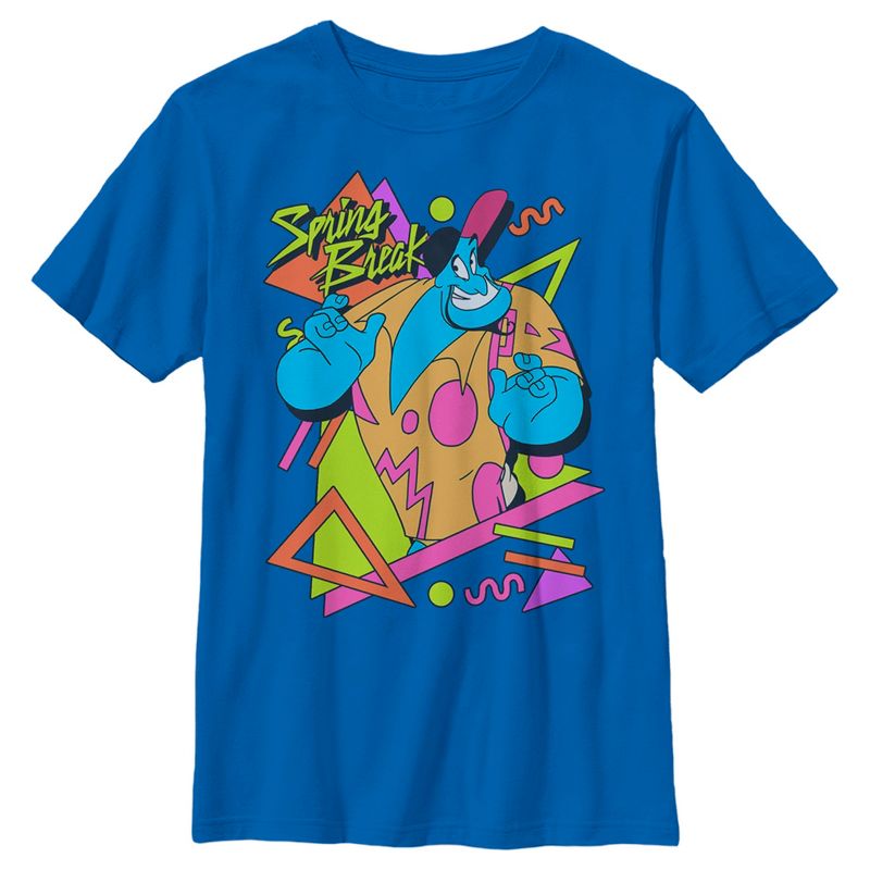 Boy's Aladdin 90's Spring Break Genie T-Shirt