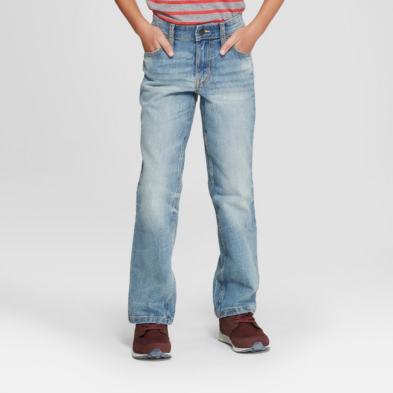 Boys' Stretch Straight Fit Jeans - Cat & Jack™
