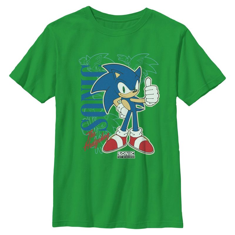 Boys Sonic the Hedgehog Thumbs Up T Shirt