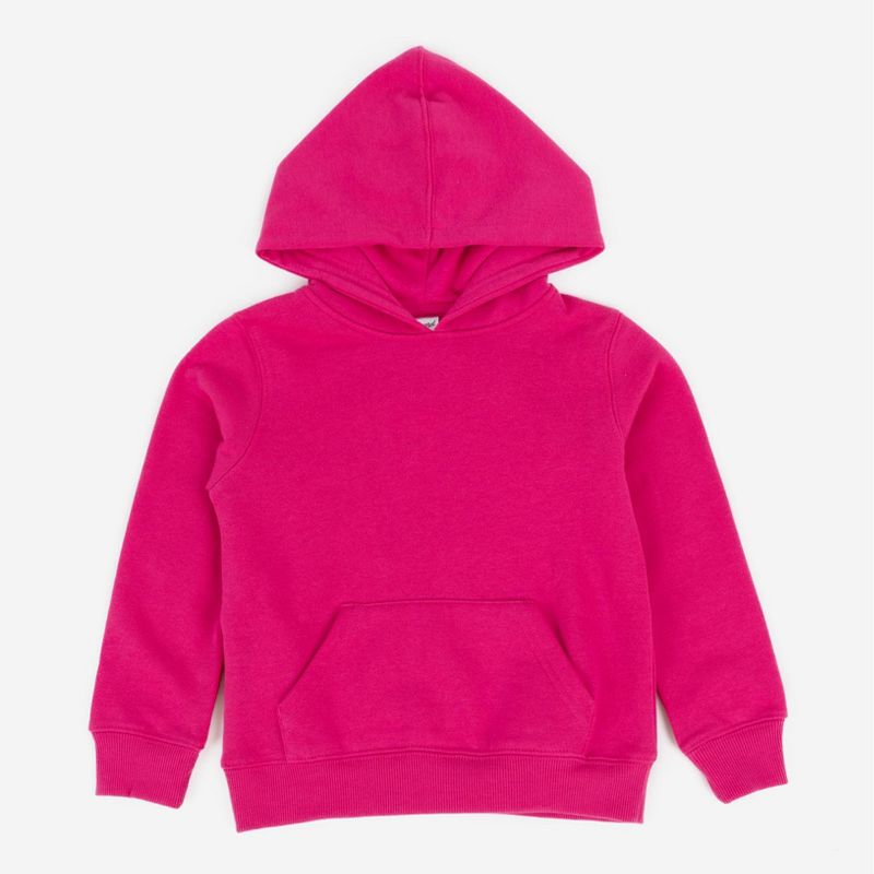 Leveret Kids Hooded Sweatshirt - Kids Hoodie Pullover Sweatshirt- With Kangaroo Pocket - Classic Solid Color