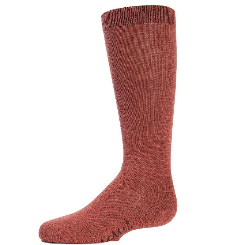 Memoi Kids' Basic Cotton Blend Knee High Socks (Part 2)