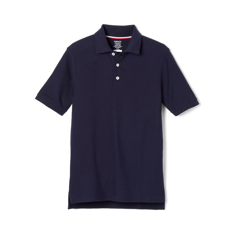 French Toast School Uniform Co-Ed Short Sleeve Pique Polo