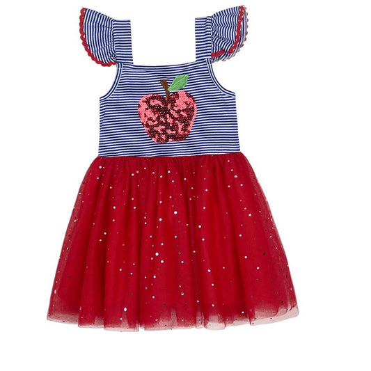 A+ Attire Apple Sparkle Tutu Dress Mia Belle Girls