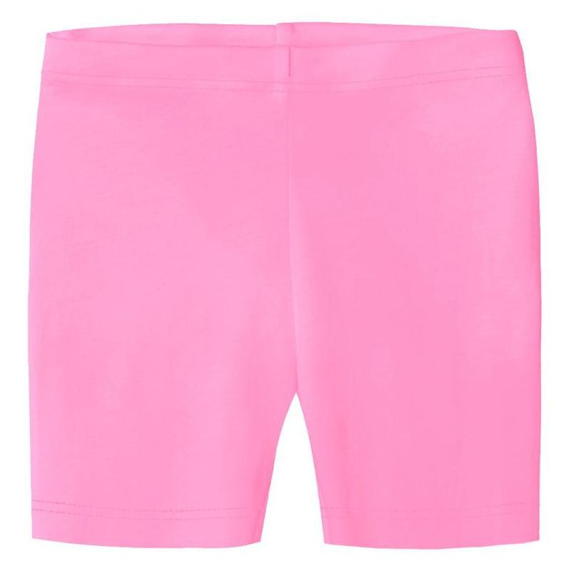 City Threads USA-Made 100% Cotton Girls Soft Bike Shorts