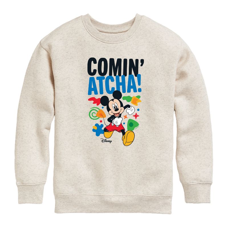Boys' - Disney - Comin' Atcha Graphic Long Sleeve Fleece Sweatshirt