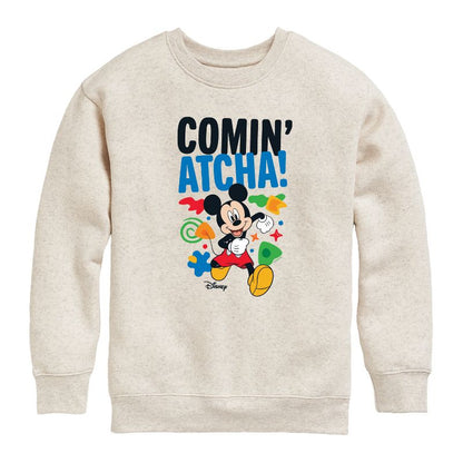 Boys' - Disney - Comin' Atcha Graphic Long Sleeve Fleece Sweatshirt