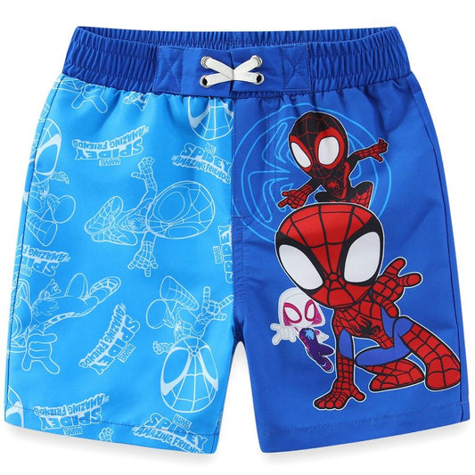 Marvel Spidey and His Amazing Friends Boys UPF 50+ Swim Trunks Bathing Suit for Toddler and Big Kids - 2T