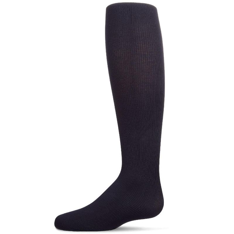 Memoi Girls Ribbed Supreme Cotton Blend Non-Pilling Tights