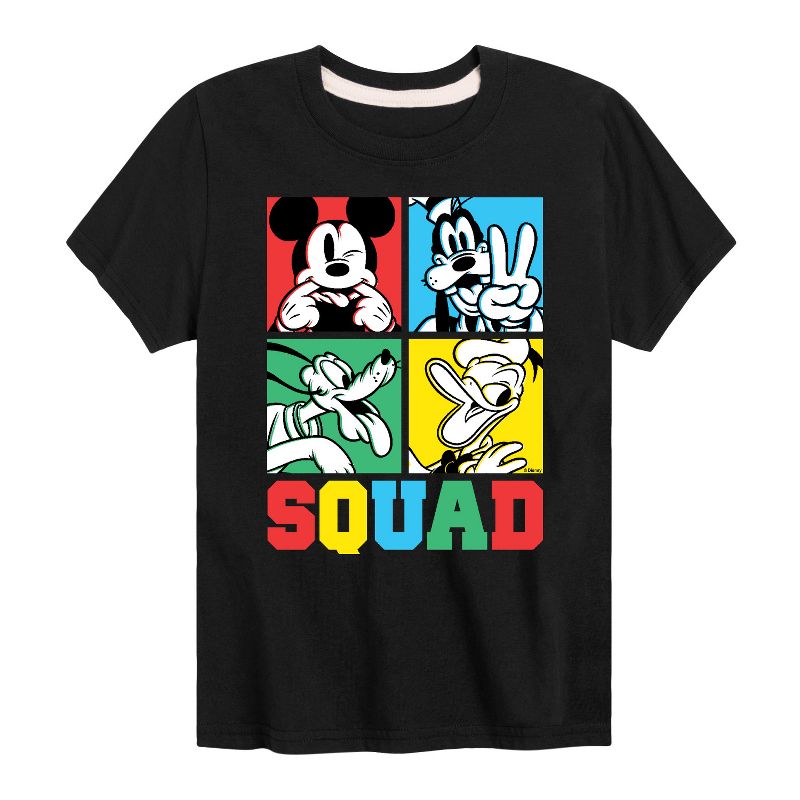 Boys' - Disney - Squad Grid Short Sleeve Graphic T-Shirt
