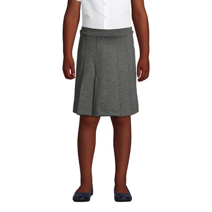 Lands' End Lands' End School Uniform Kids Ponte Pleat Skirt