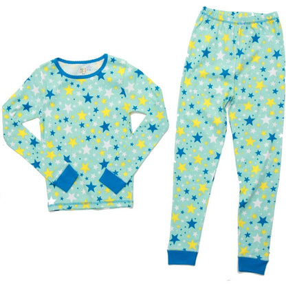Just Love Girls Printed Pajama Sets - Snug Fitting Cotton PJ Tops & Bottoms for Girls