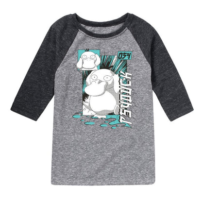 Boys' - Pokémon - Psyduck Anime Raglan Graphic T-Shirt
