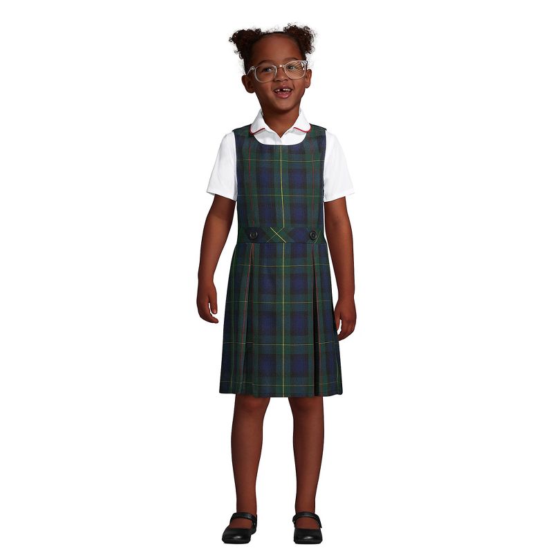 Lands' End Kids Uniform Plaid Jumper