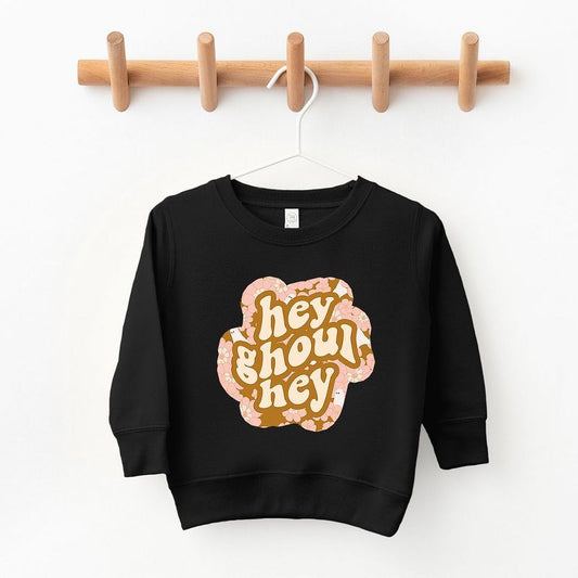 The Juniper Shop Hey Ghoul Hey Colorful Toddler Graphic Sweatshirt
