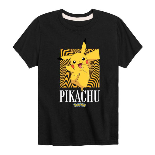 Boys' - Pokémon - Hypnotic Pikachu Art Short Sleeve Graphic T-Shirt
