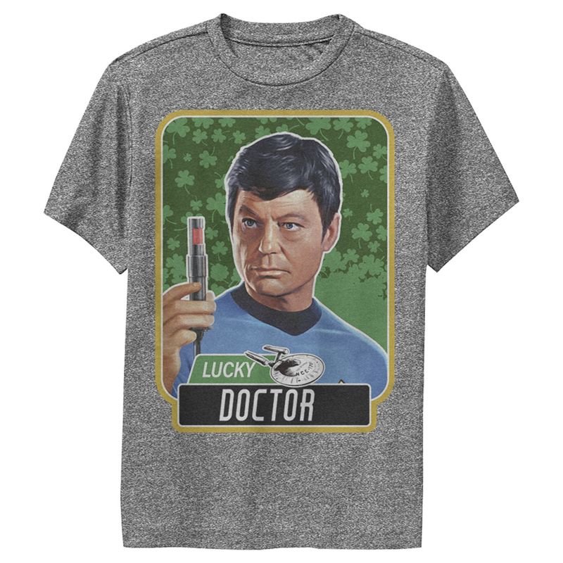 تيشيرت أداء للأولاد من سلسلة Star Trek الأصلية بعنوان "يوم القديس باتريك" للدكتور ماكوي المحظوظ