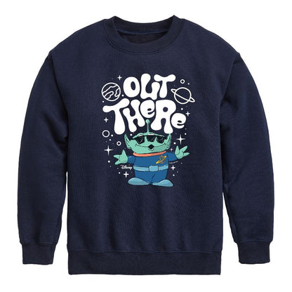 Boys' - Disney - Out There Graphic Long Sleeve Fleece Sweatshirt