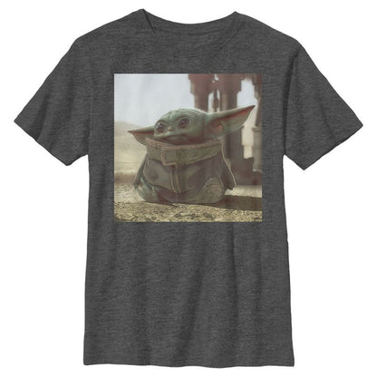 Boy's Star Wars The Mandalorian The Child Square Frame T-Shirt