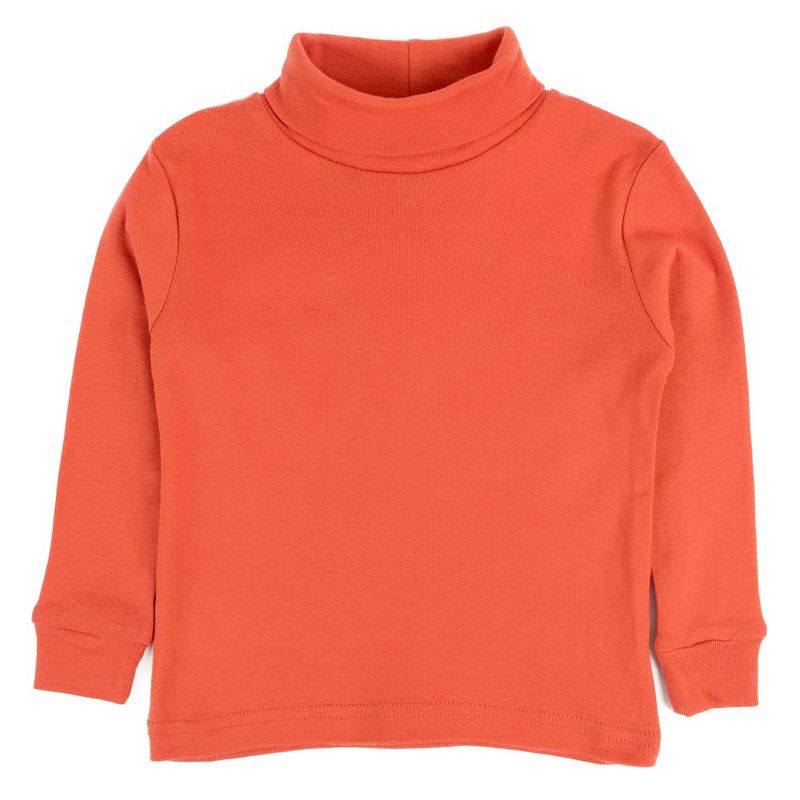 Leveret Kids Solid Classic Color Turtleneck