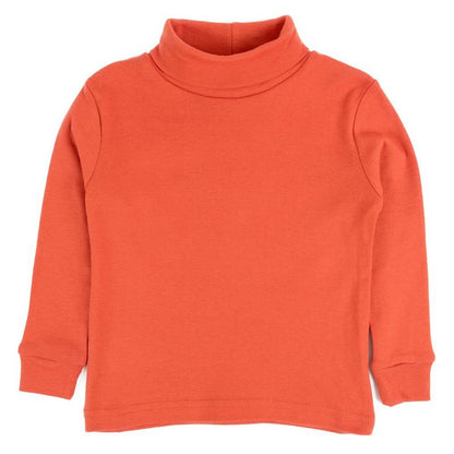 Leveret Kids Solid Classic Color Turtleneck