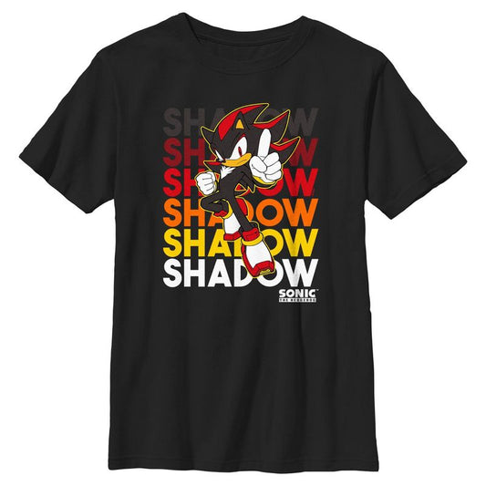 Boys Sonic the Hedgehog Shadow Stack T Shirt