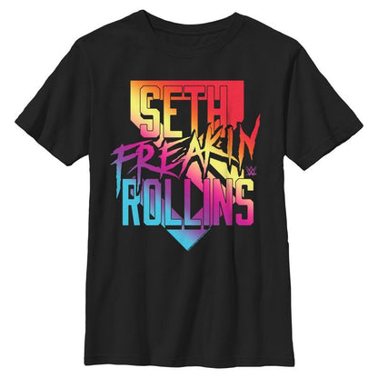 تي شيرت WWE Seth Freakin' Rollins متدرج اللون للأولاد