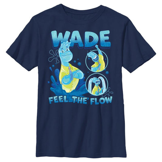 تي شيرت بوستر "Wade Feel the Flow" للأولاد من Elemental Wade