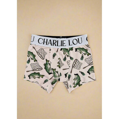 Stretchy Boxer Briefs | Gone Fishin' | Charlie Lou Baby