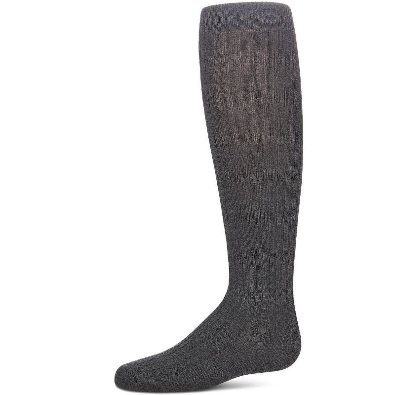 Memoi Ribbed Cotton Blend Knee High Sock