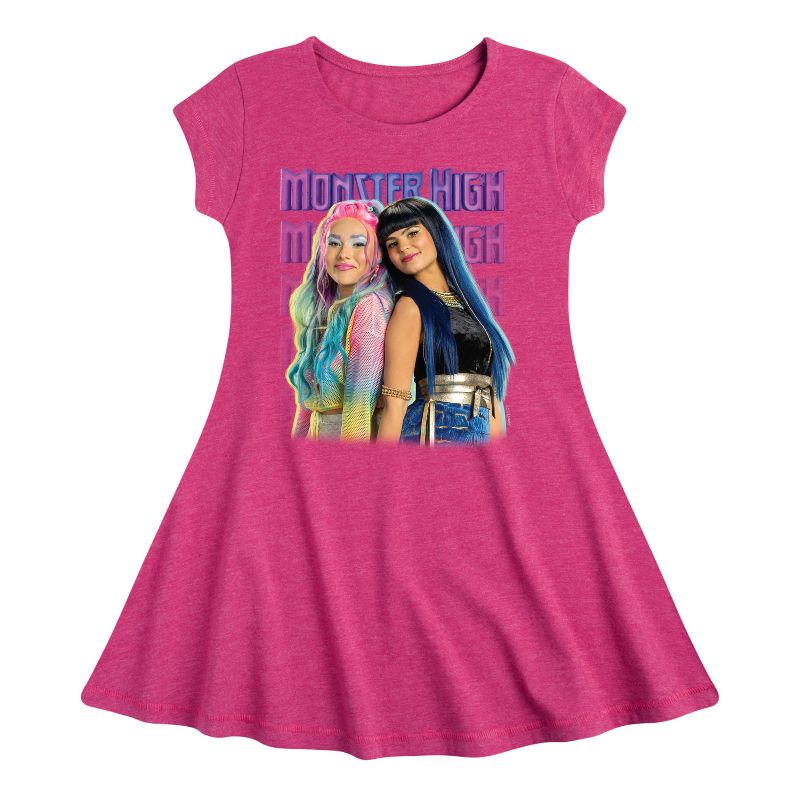 فستان كليو وحورية البحر بيستيز فيت آند فلاير بأكمام قصيرة للبنات - ماتيل