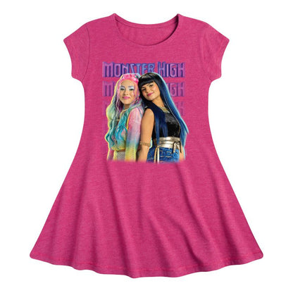 فستان كليو وحورية البحر بيستيز فيت آند فلاير بأكمام قصيرة للبنات - ماتيل