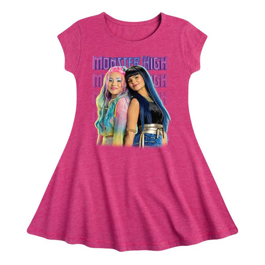 فستان كليو وحورية البحر بيستيز فيت آند فلاير بأكمام قصيرة للبنات - ماتيل