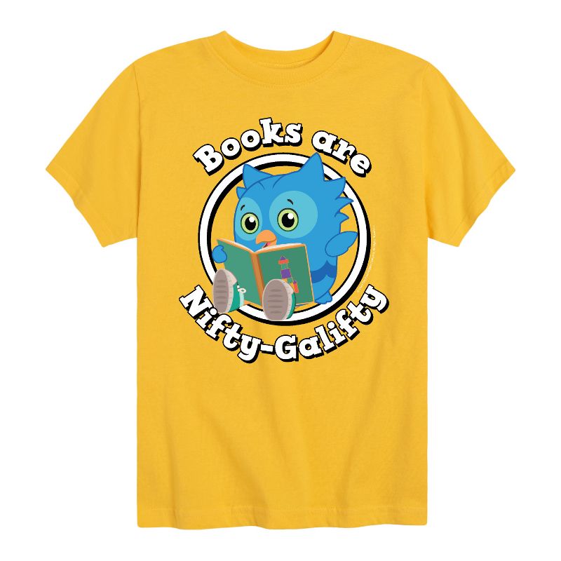 Boys' - Daniel Tiger - Books Are A Hoot Short Sleeve Graphic T-Shirt