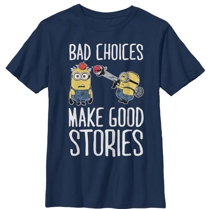 Boy's Despicable Me Minion Bad Choices T-Shirt