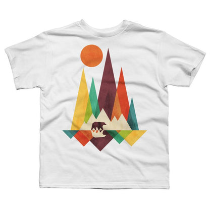 تي شيرت بتصميم الدب الجبلي من راديومود للأولاد