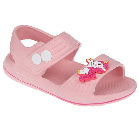 FOAMWALK Toddler Girl's EVA Sandals with Charm Detail- Comfy Sandals for Toddler