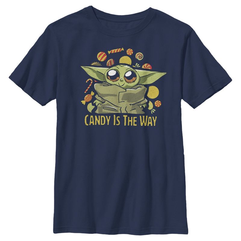 Boy's Star Wars: The Mandalorian Follow the Candy T-Shirt