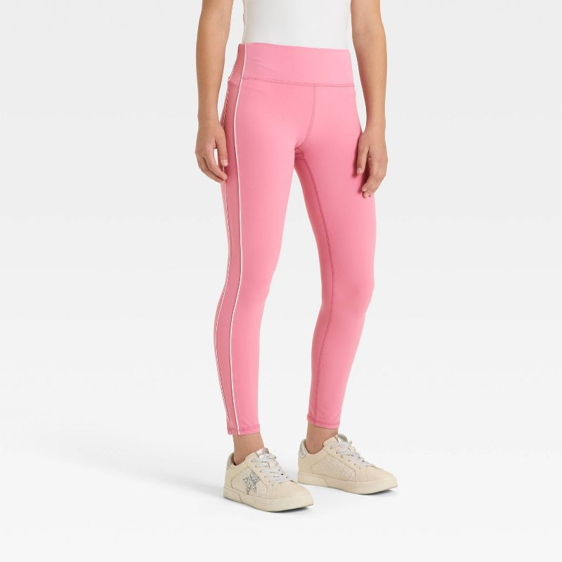 Girls' Everyday Soft Piped Leggings - All In Motion™