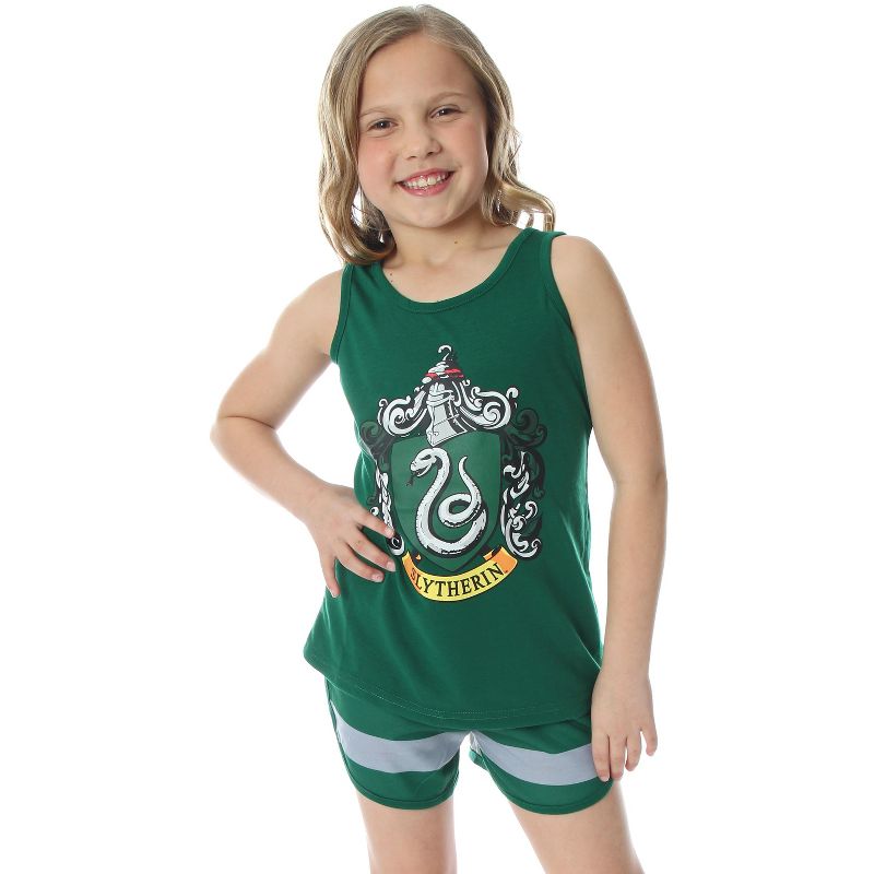 Harry Potter Girls Hogwarts House Tank and Shorts Pajama Set