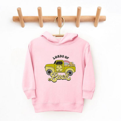 The Juniper Shop Loads Of Luck Retro Truck Toddler Graphic Hoodie