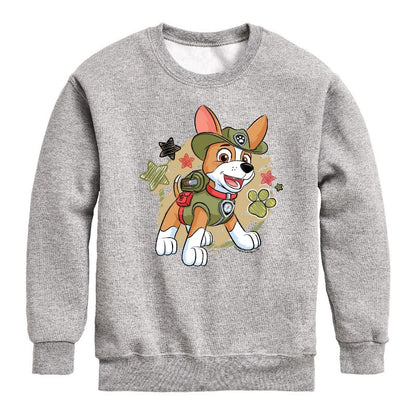Boys' - Paw Patrol - Tracker Paw Patrol Graphic Long Sleeve Fleece Sweatshirt